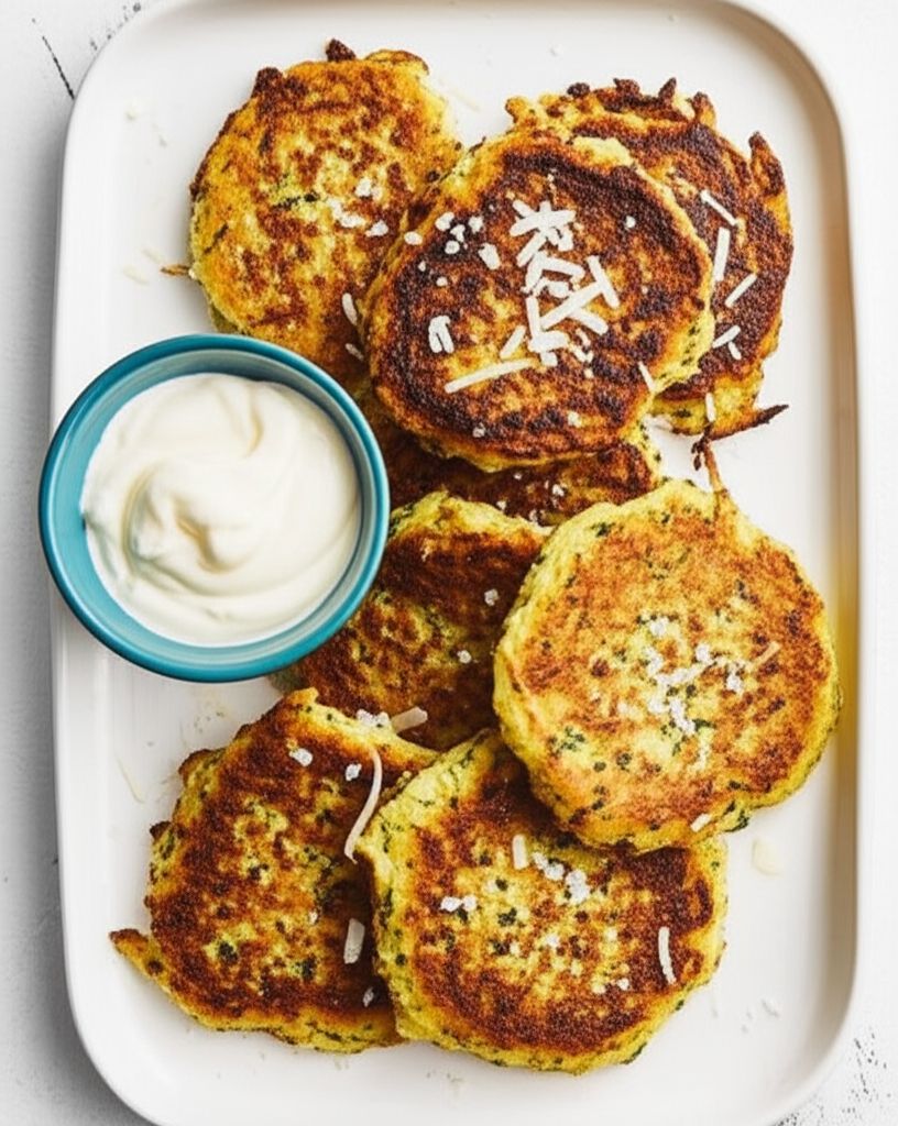 Zucchini-Parmesan Fritters