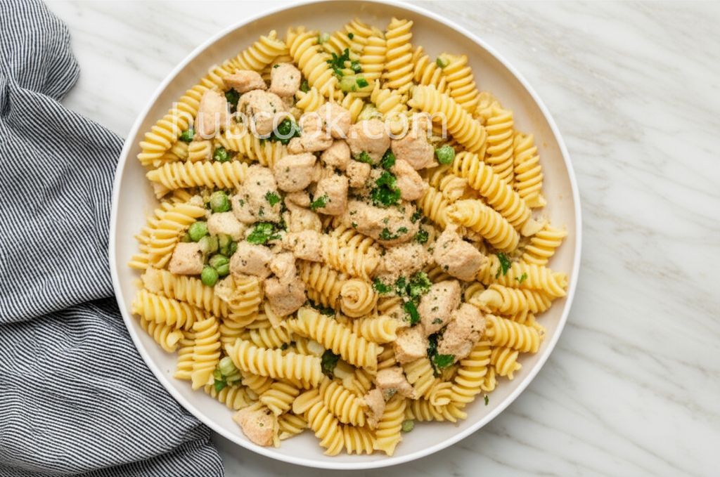 2-Step Creamy Chicken and Pasta