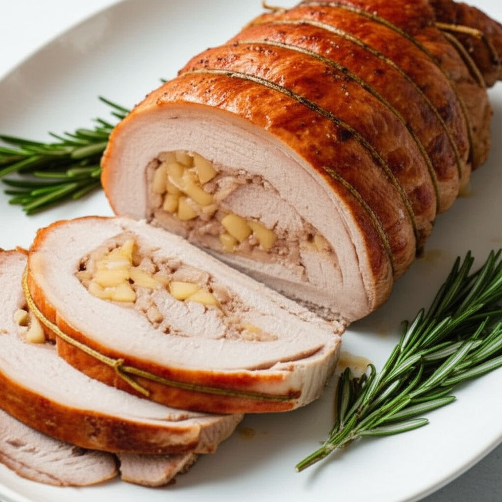 Apple-Stuffed Pork Loin