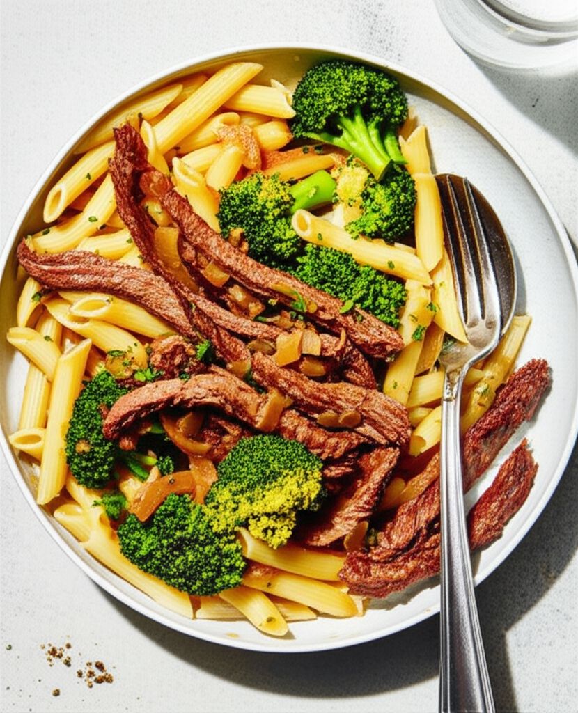 Beef and Broccoli Noodle Bowl