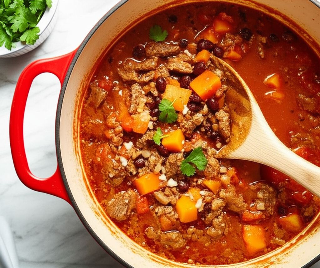 Beef and Butternut Squash Chili