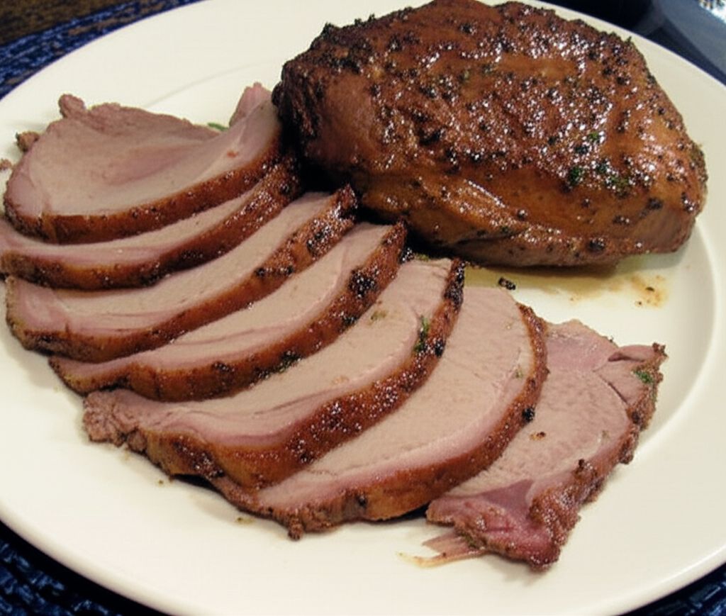 Beer Braised Pork Loin