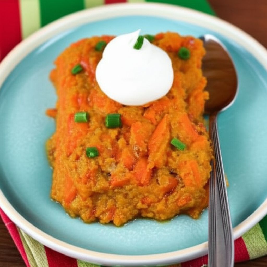 Carrot Souffle with Brown Sugar