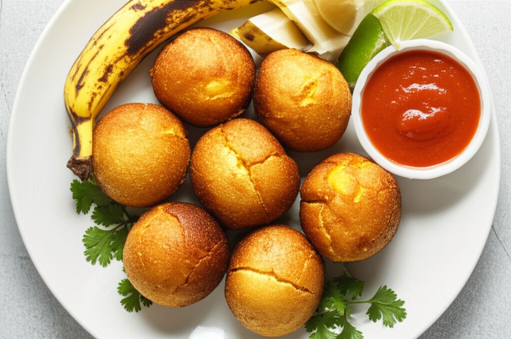 Cheese-Filled Green Plantains