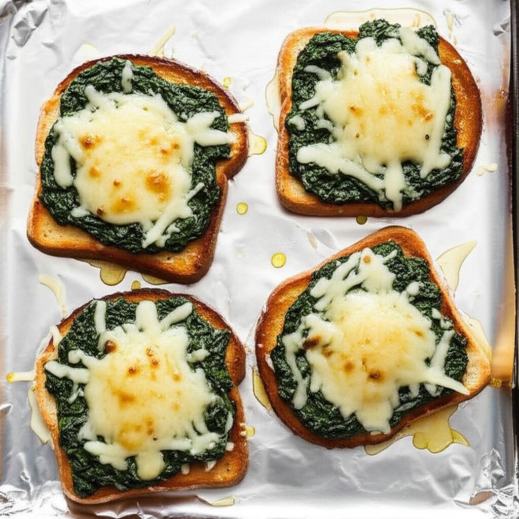 Chef John's Simple Spinach Toasts