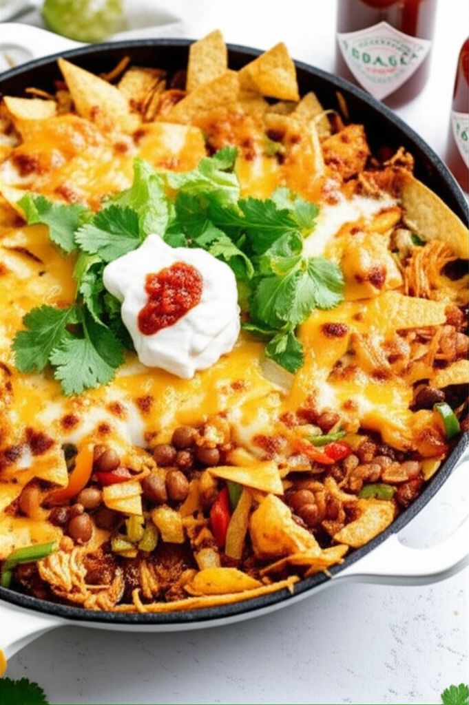Chicken Fajita Skillet Casserole