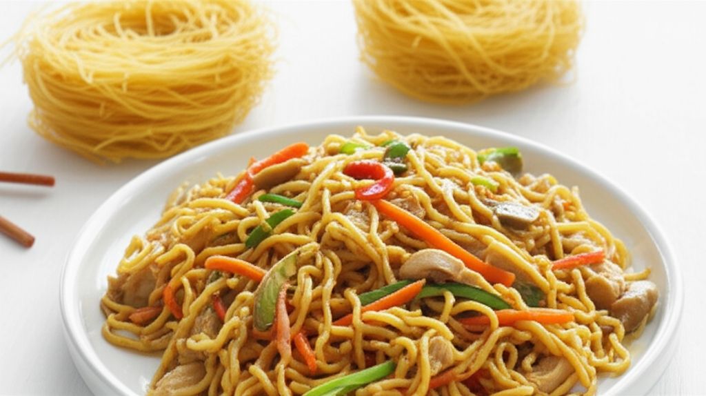 Chicken Singapore Noodles