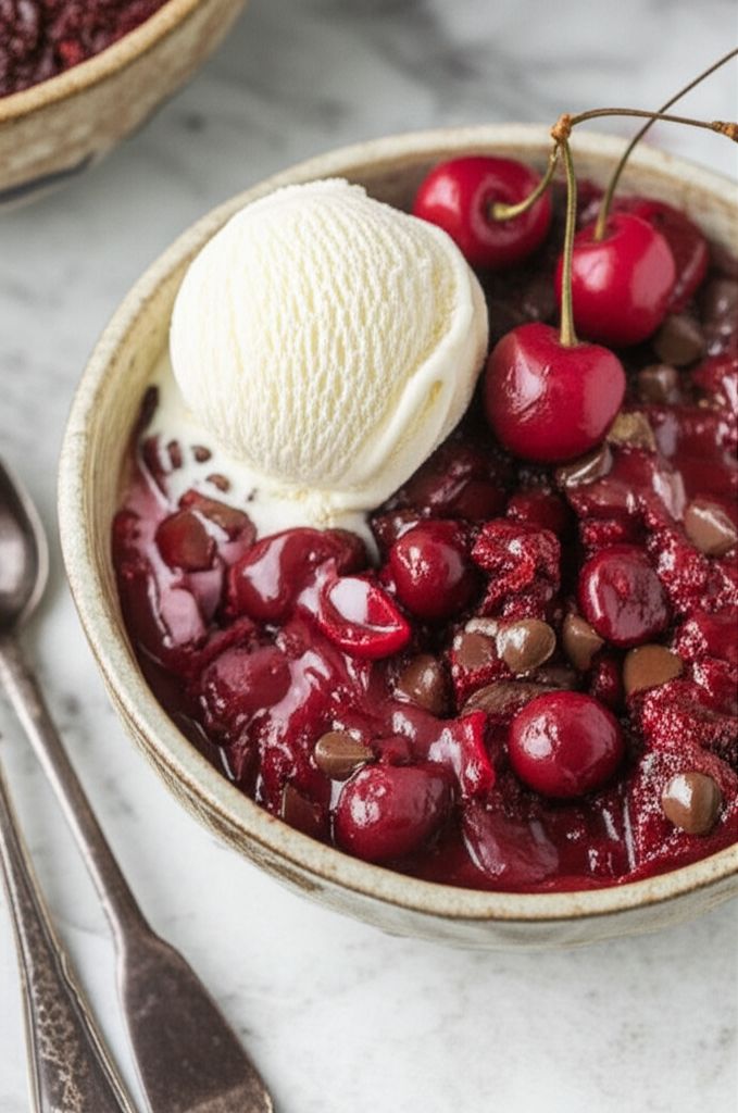 Chocolate Cherry Slow Cooker Cake