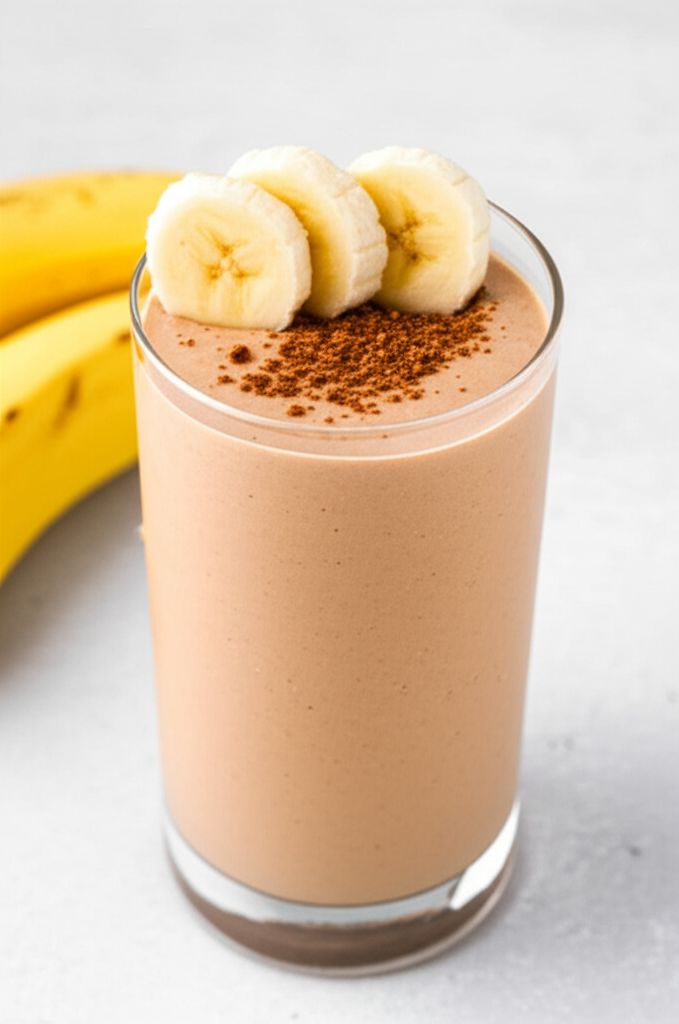 Chocolate-Banana Hummus Shake