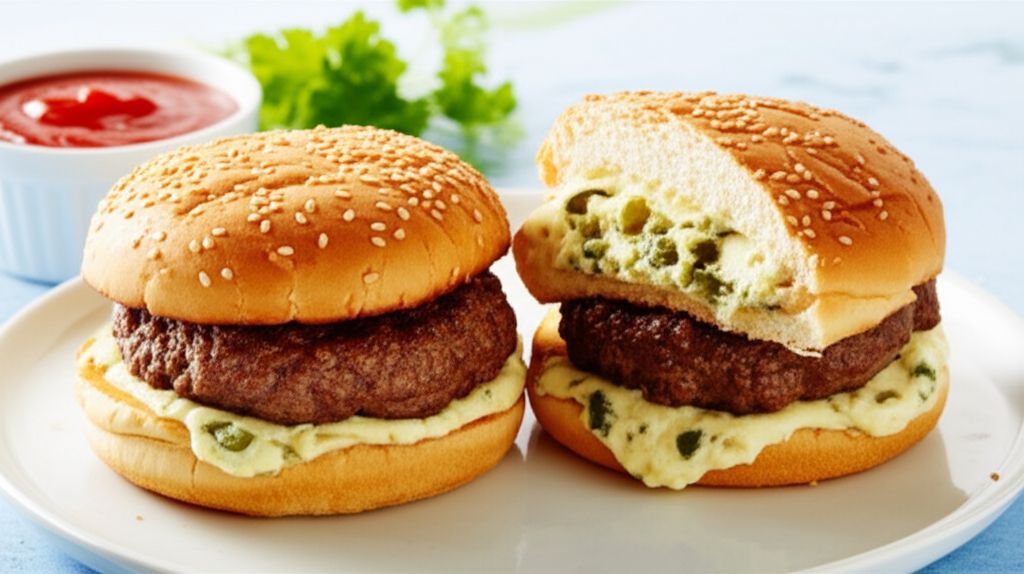 Cream Cheese-Jalapeño Hamburgers