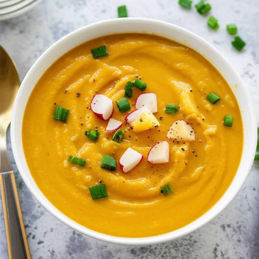 Creamy Curried Root Vegetable Soup