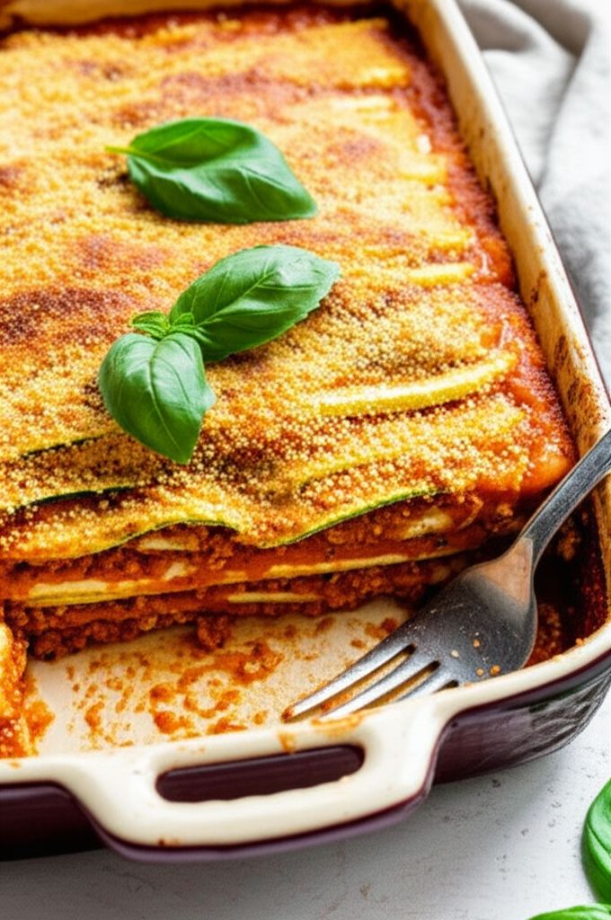 Eggless Zucchini Lasagna