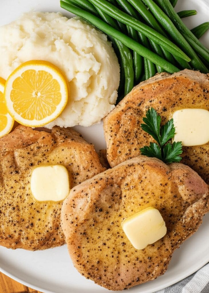 Garlic-Seasoned Baked Pork Chops