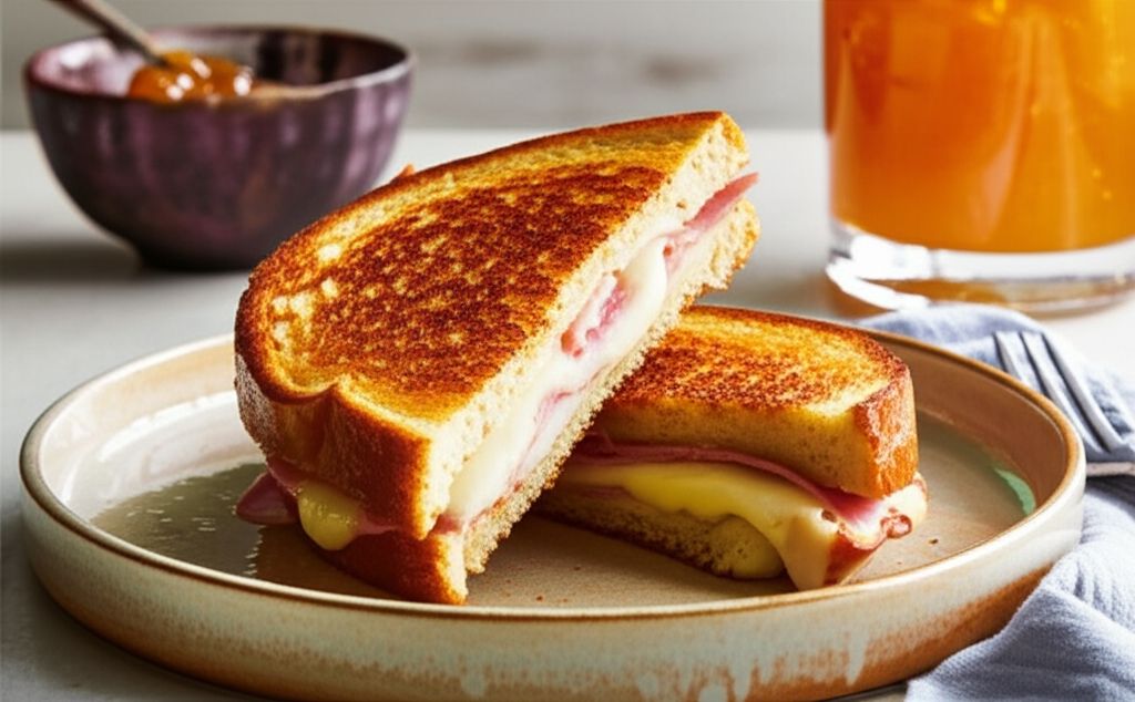 Grilled Ham and Cheese With a Twist
