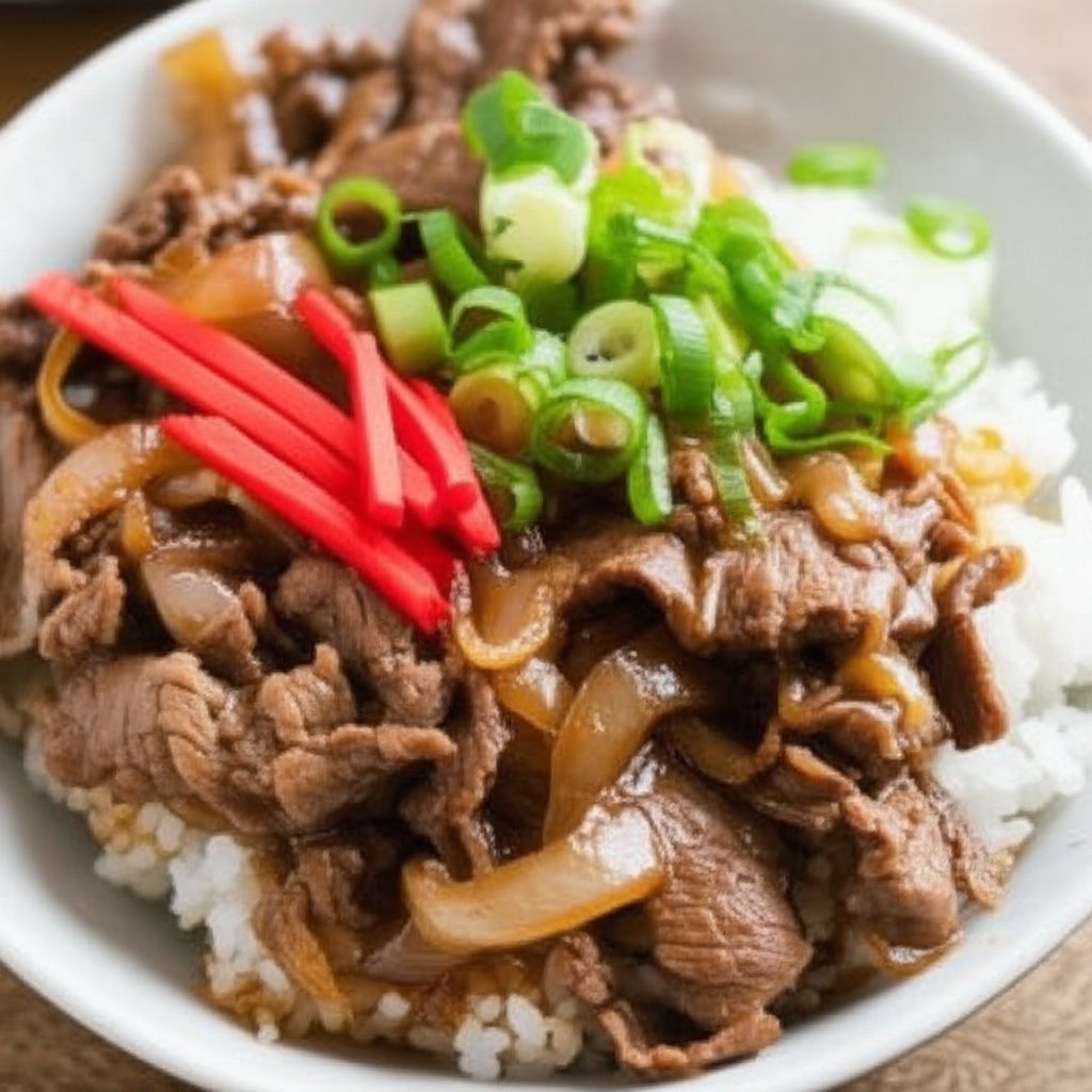 Gyudon Japanese Beef Bowl