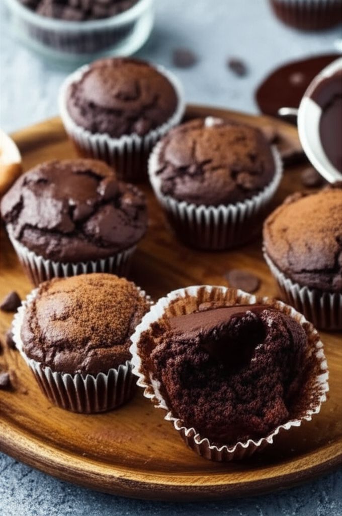 Healthy Chocolate Morning Muffins
