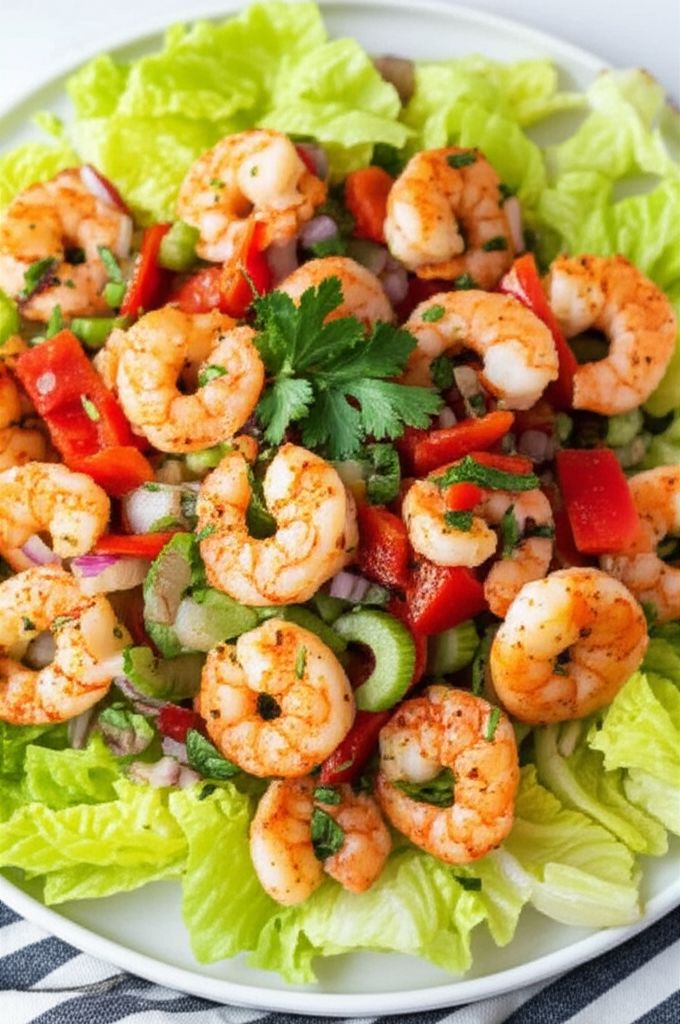 Italian Grilled Shrimp Salad