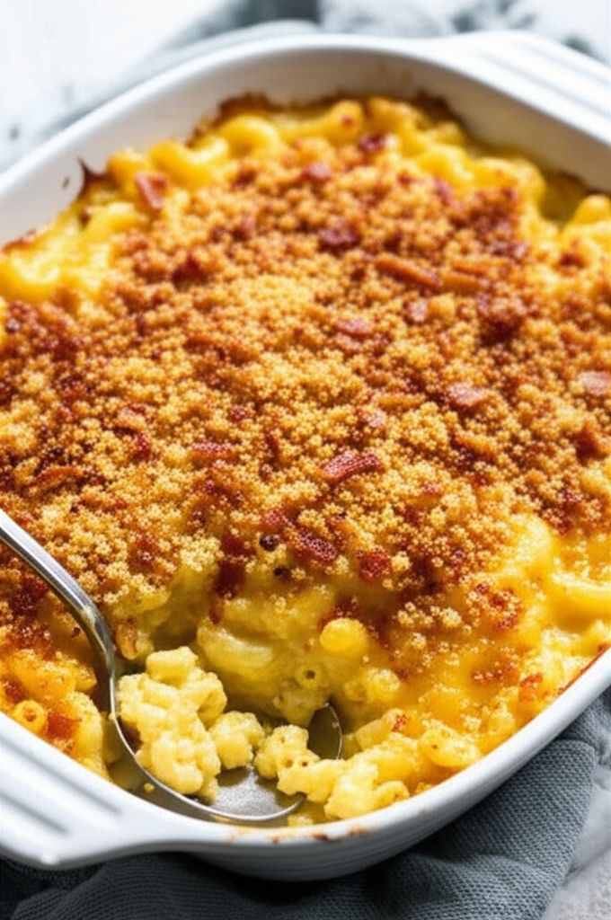 Mac and Guac Casserole