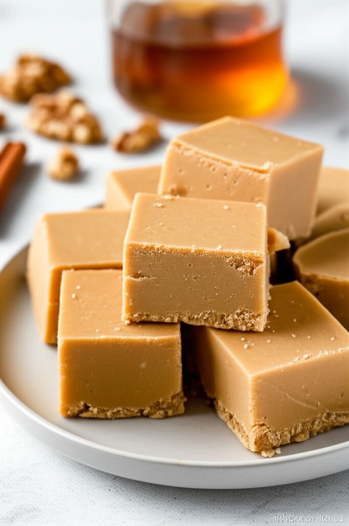 Maple Fudge with Maple Syrup