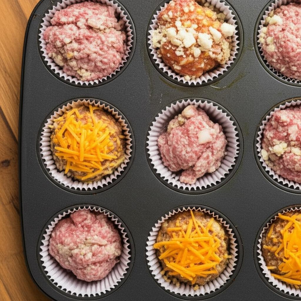 Meat-Lover's Cupcakes