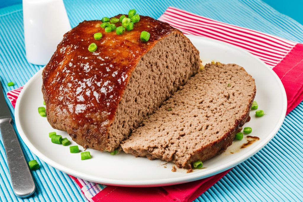 Mushroom Meatloaf with Glaze