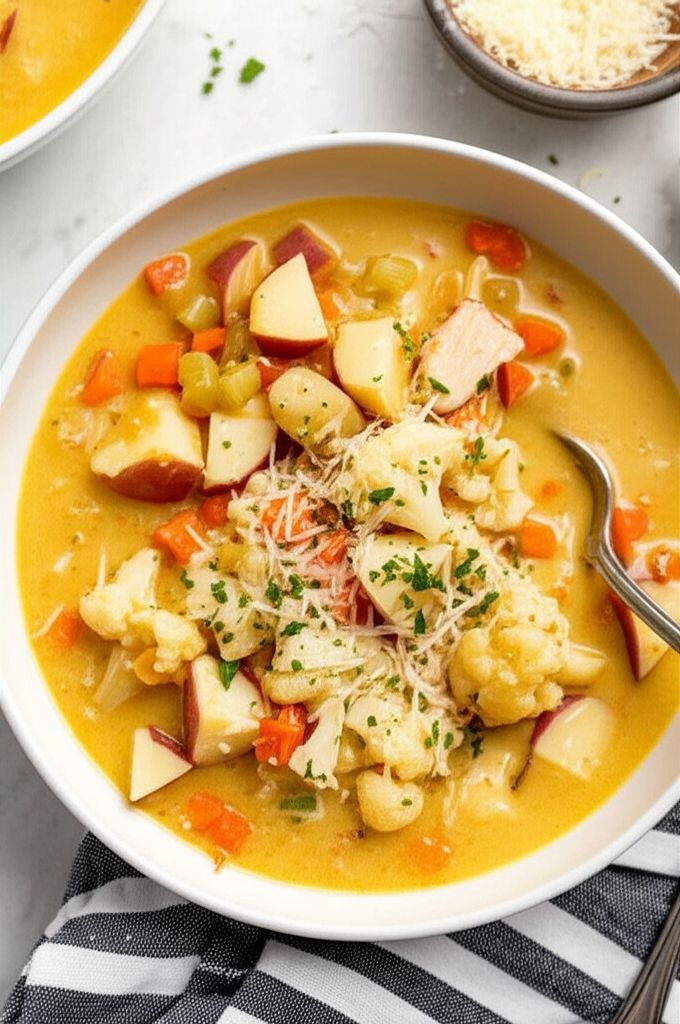 Nichole's Chicken Cauliflower Soup