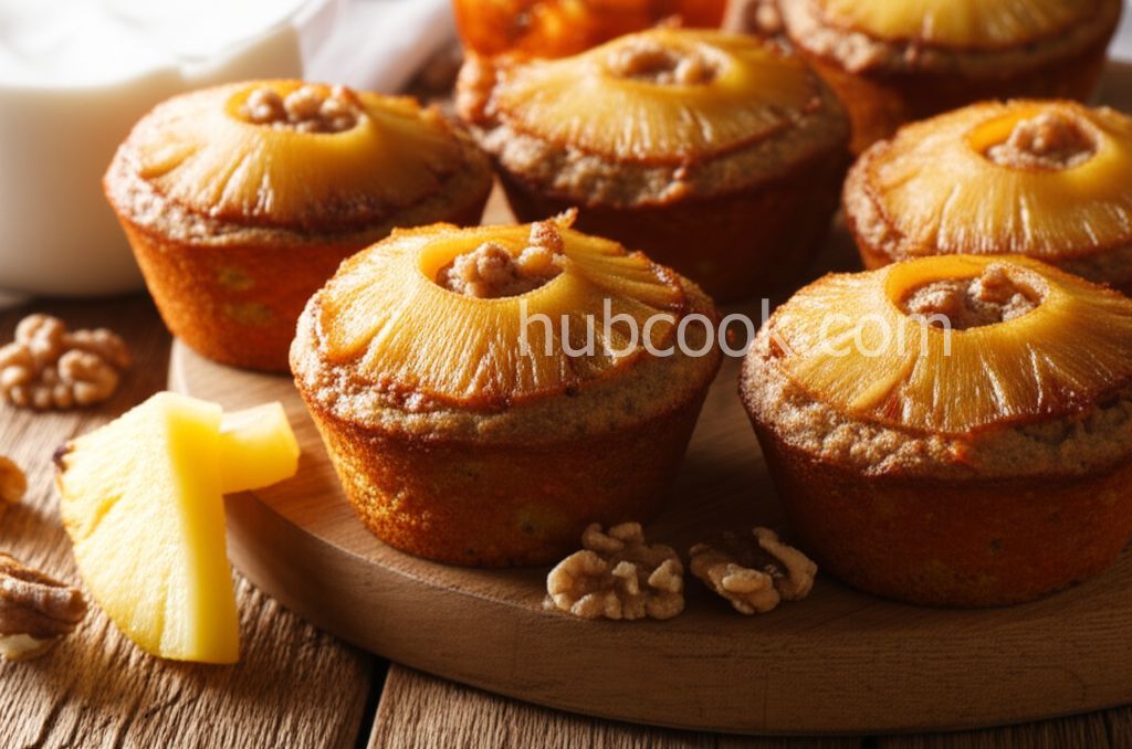Pineapple Upside-Down Muffins