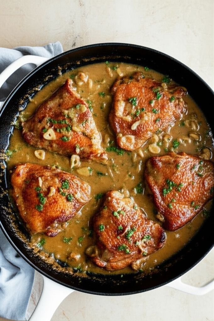 Poulet au Vinaigre (Chicken with Vinegar)