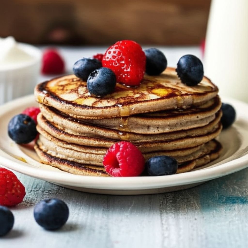 Quinoa Buckwheat Pancakes