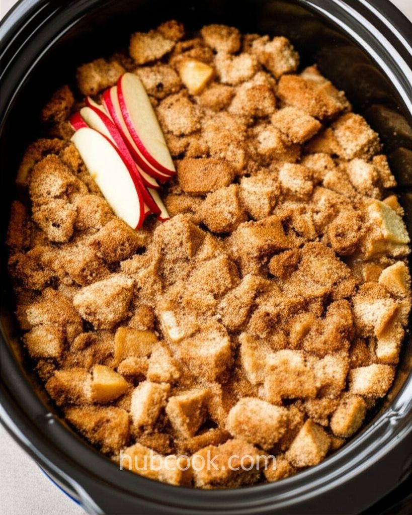 Slow Cooked Apple Brown Betty