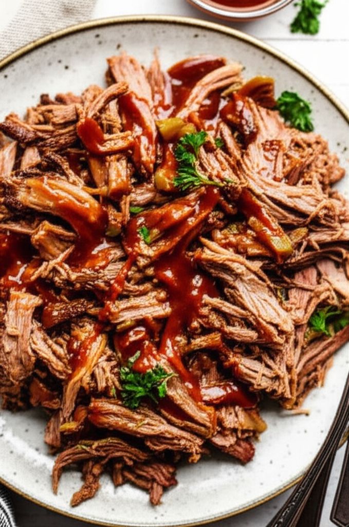 Slow Cooker BBQ Beef Brisket