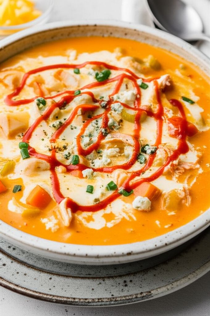 Slow Cooker Buffalo Chicken Wing Soup