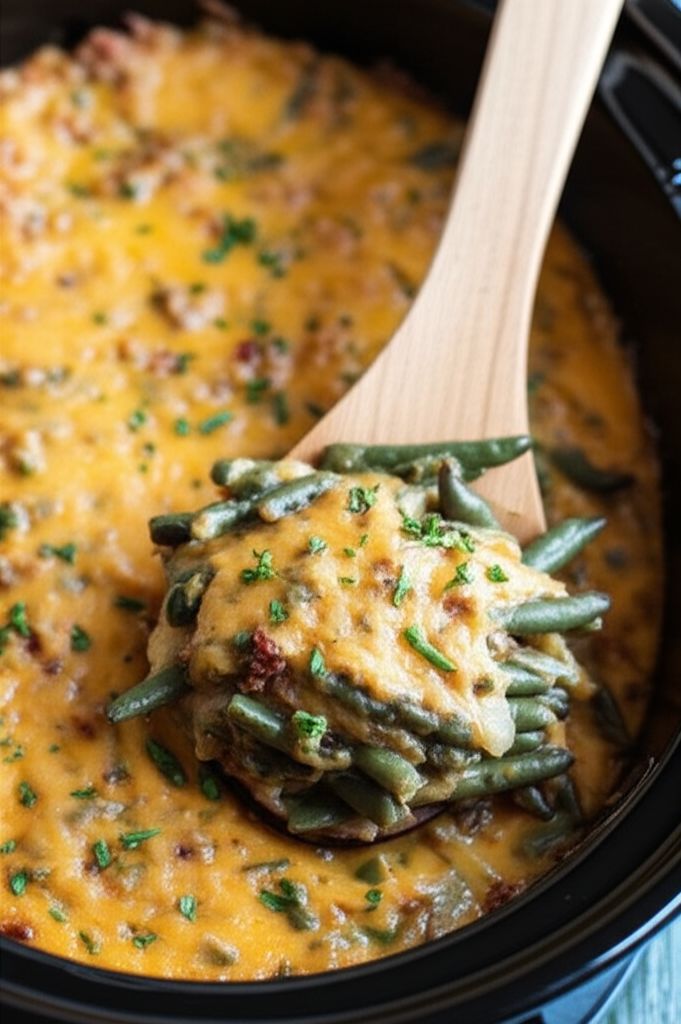 Slow Cooker Green Bean Casserole