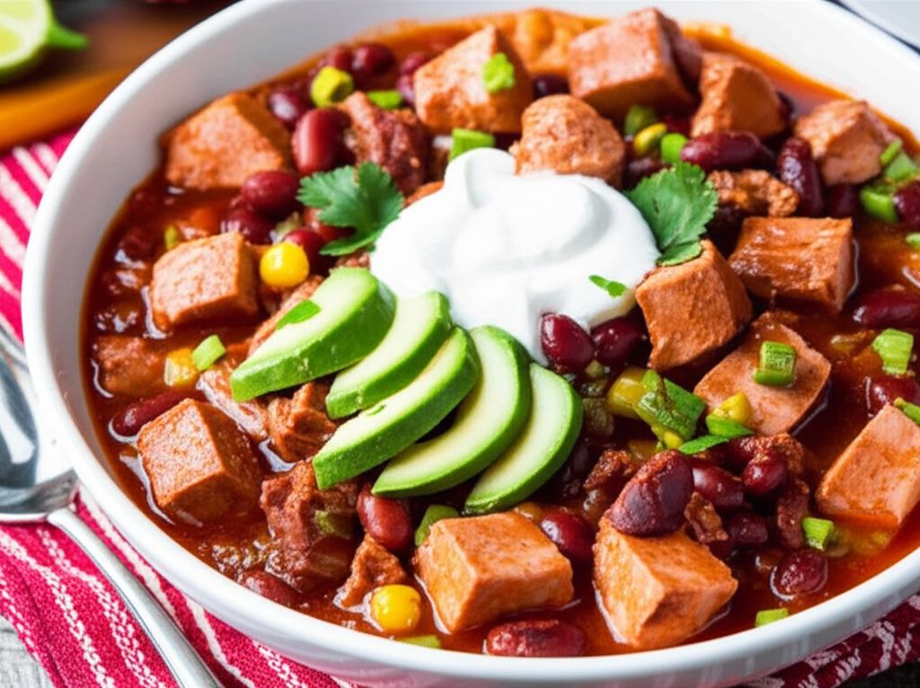 Slow Cooker Posole with Pork and Chicken