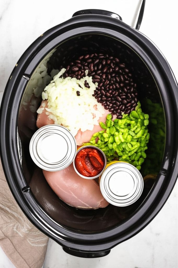 Slow Cooker Sweet Chicken Chili