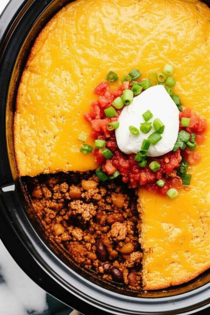 Slow Cooker Tamale Pie