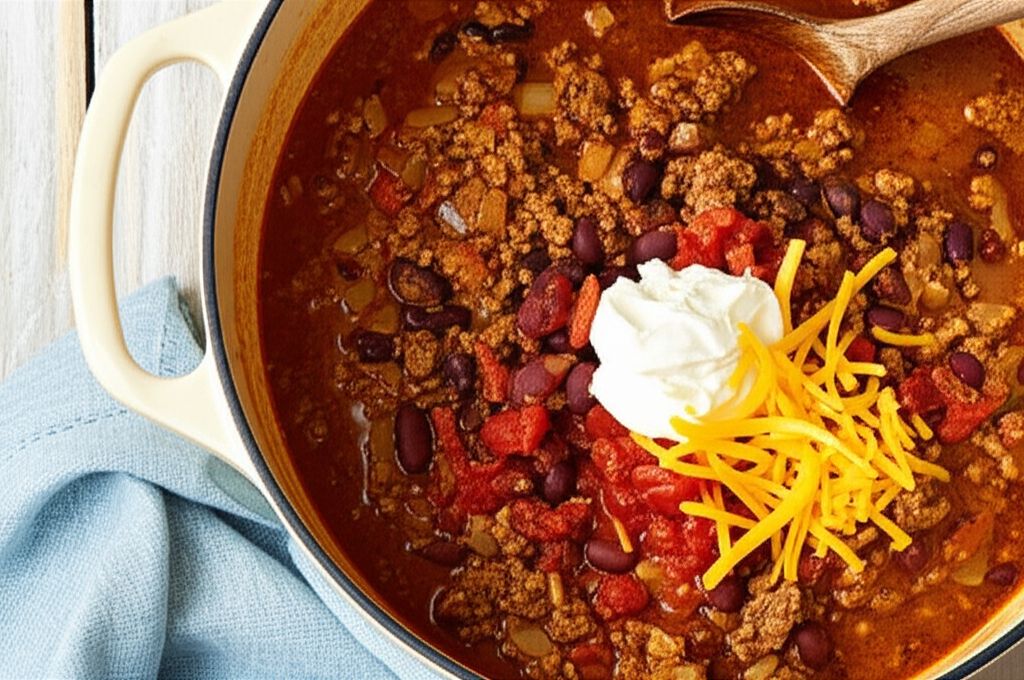 Smoky Beef and Bacon Chili