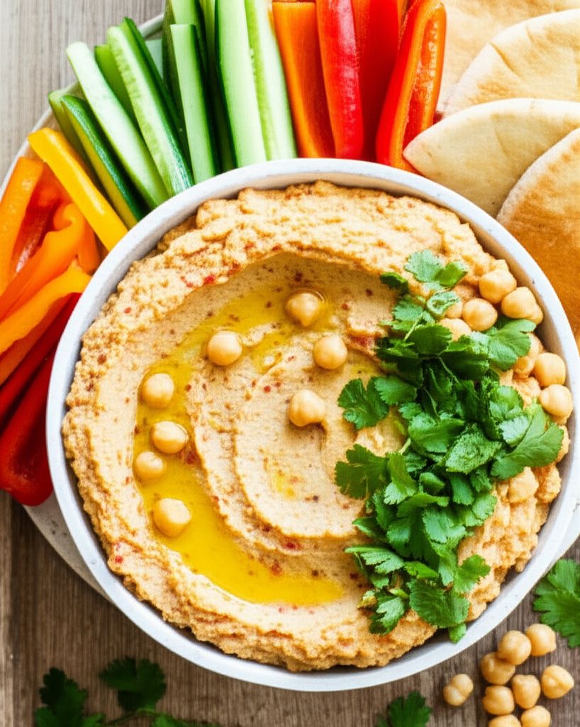 Spicy Three Pepper Hummus