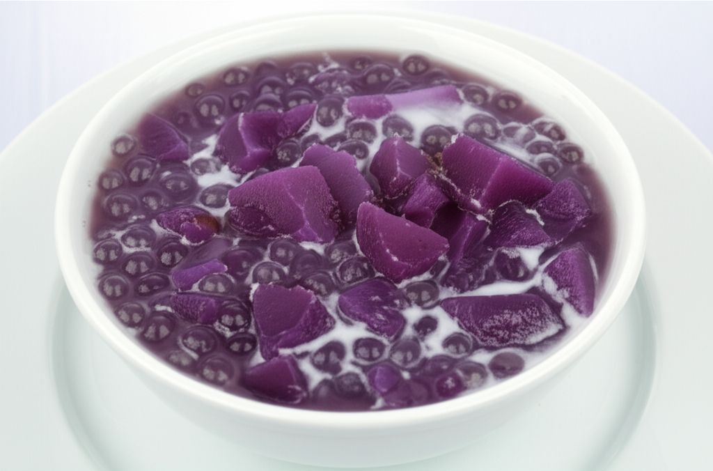 Taro Coconut Tapioca Dessert