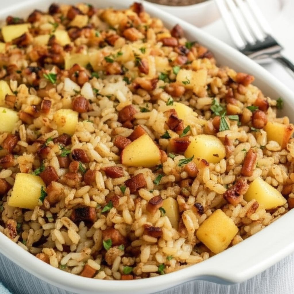 Wild Rice and Apple Dressing