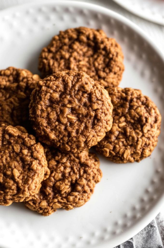 WWII Oatmeal Molasses Cookies