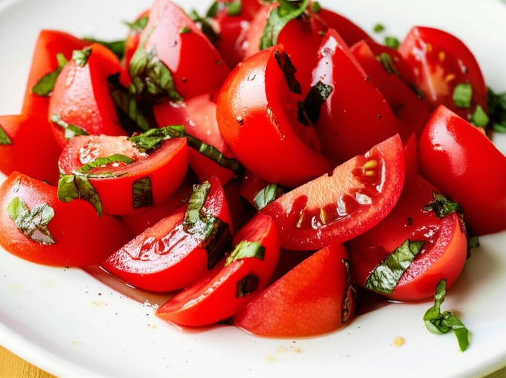 10-Minute Tomato Basil Salad