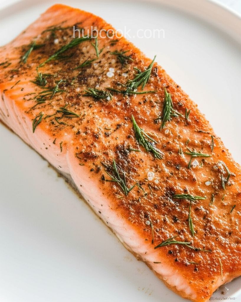 Air Fryer Salmon for One