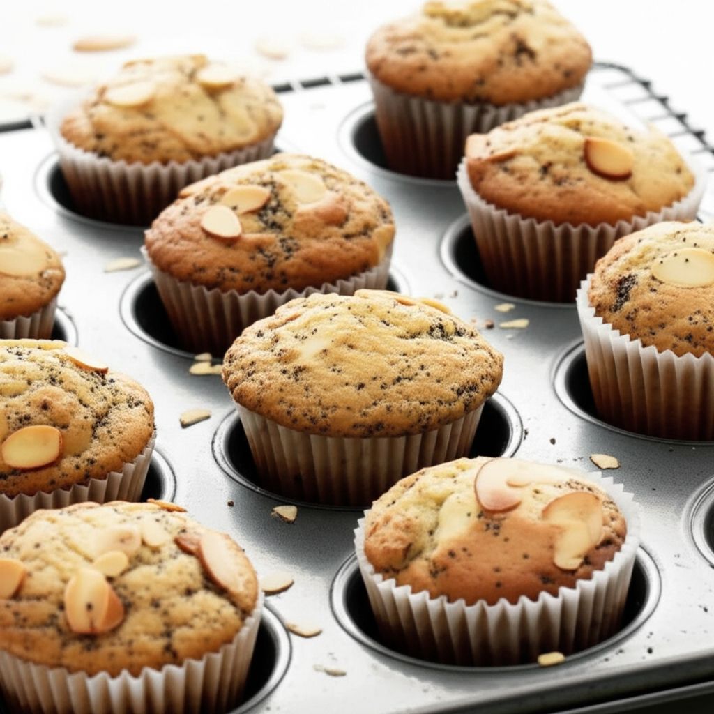 Almond-Poppy Seed Muffins