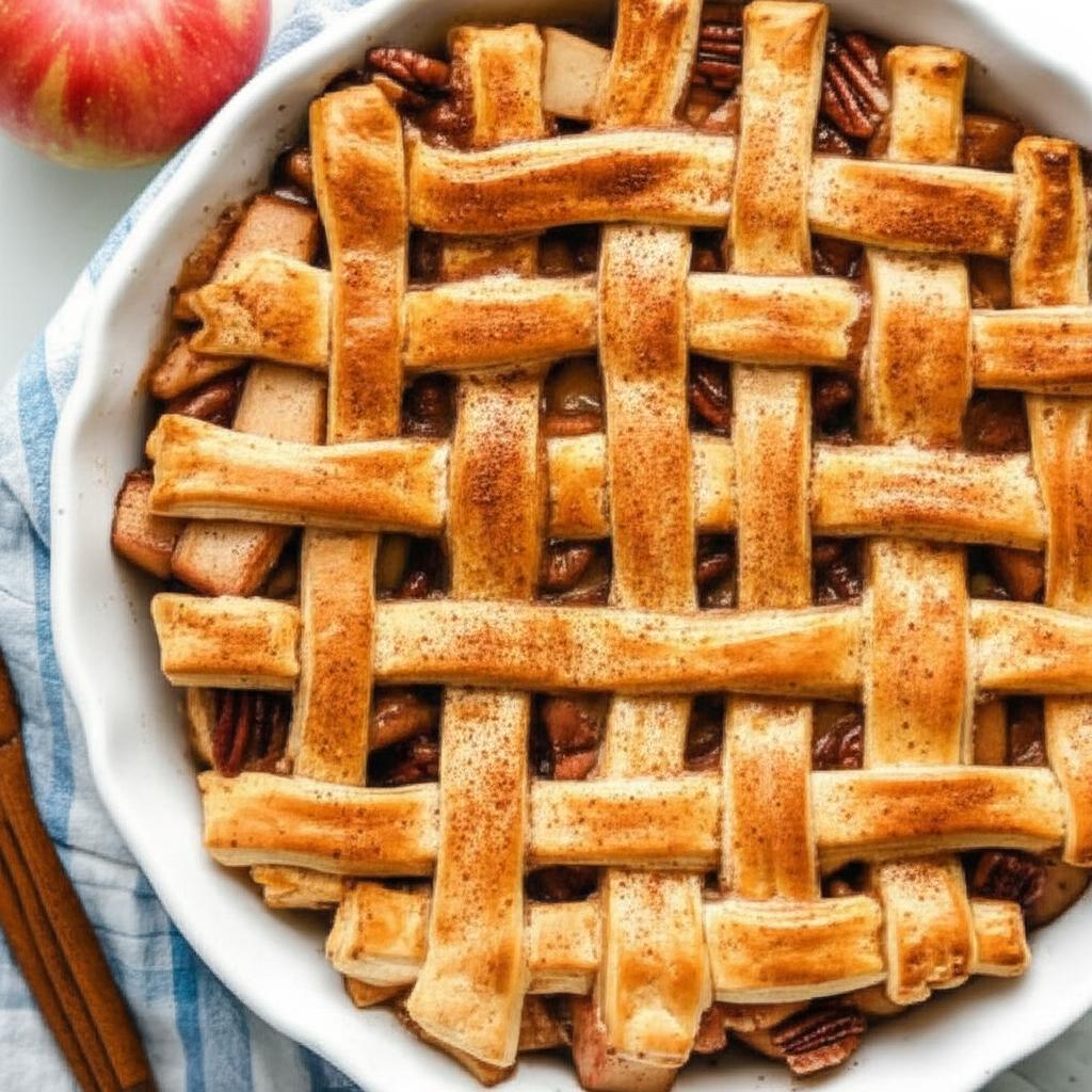 Apple Lattice Fruit Bake