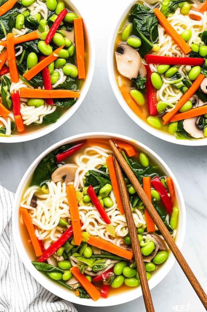 Asian-Inspired Vegetable Noodle Bowl