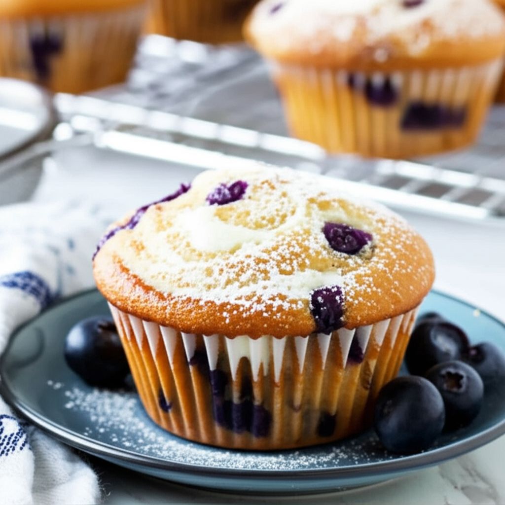 Blueberry Cream Cheese Muffins