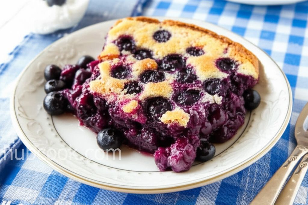 Blueberry Mystery Cake