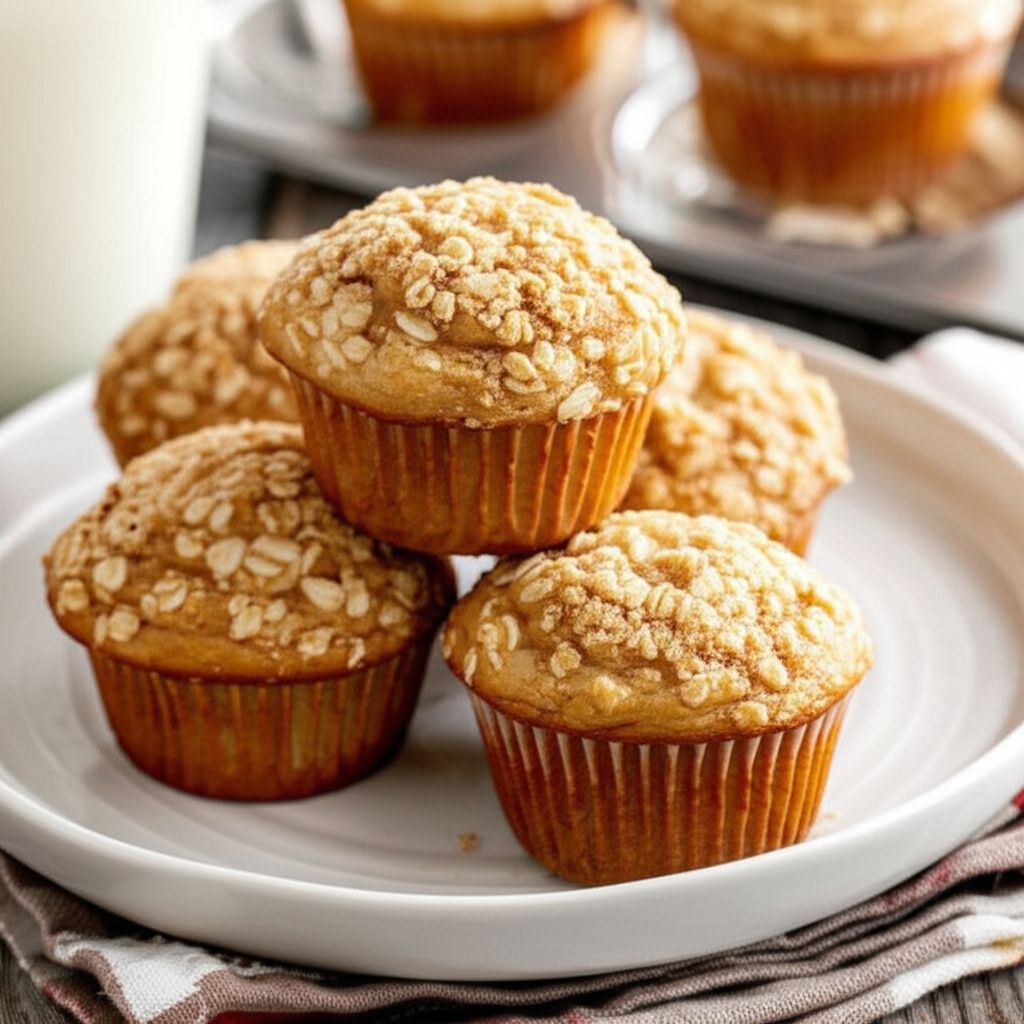 Brown Sugar Instant Oatmeal Muffins