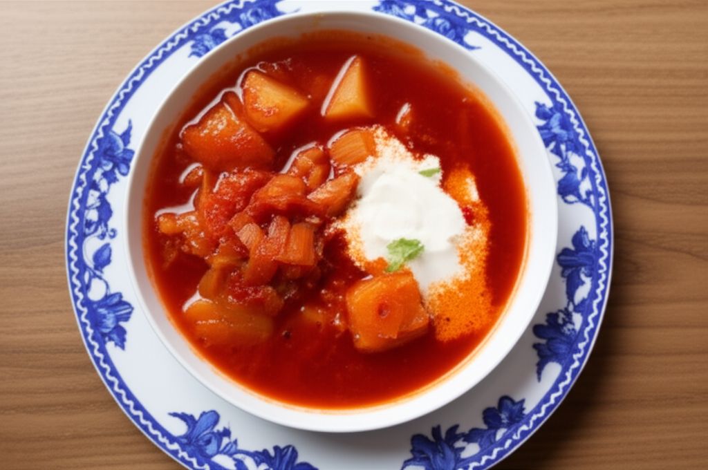 Cabbage Borscht Mennonite Soup